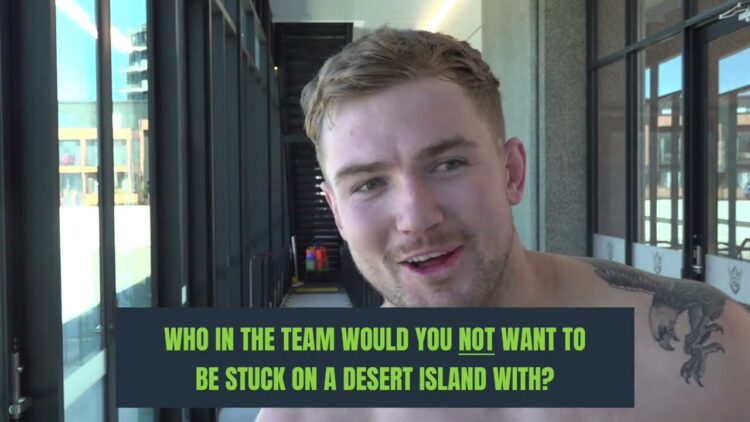 Video: Who in the team would you NOT want to be stuck on a desert island with?