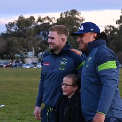 We loved heading out to junior clubs across the Canberra region this week  #WeAreRaider…