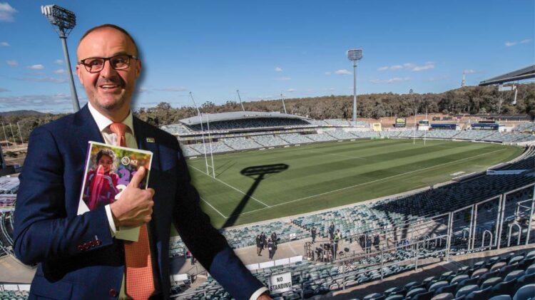 'Now's not the time': Why Andrew Barr's $1b Canberra stadium claim is disingenuous