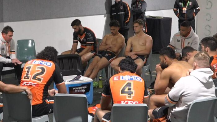 ‘Just walk out’: NRL legend urges Tigers to put players ‘on notice’ in brutal takedown