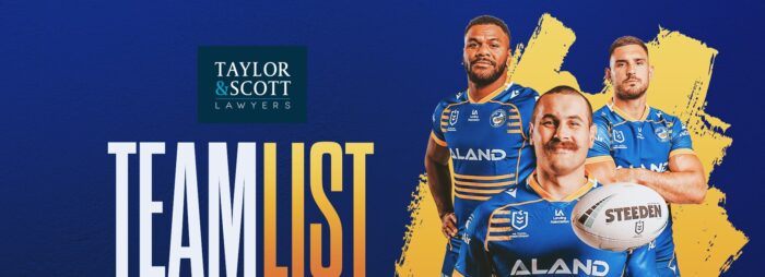 NRL Team List - Semi Final Eels v Raiders