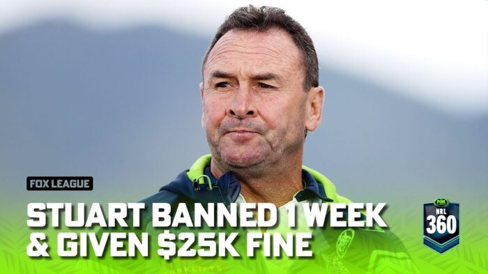 Video: Panel split over news Ricky Stuart banned 1 week and fined $25k | NRL 360 | Fox League