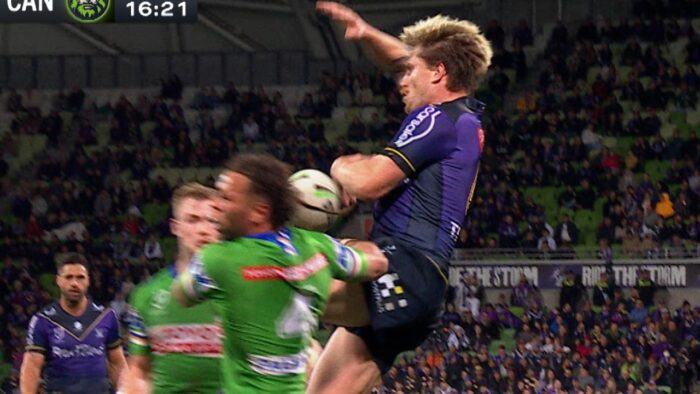 ‘How is that a penalty?’: The ‘enormous’ call that flipped NRL epic and left Storm seeing red