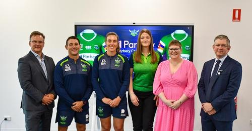 A special day with the Canberra Raiders announcing Parbery Consulting as the inaugural #NRLW major...