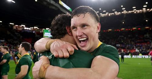 Australia are World Cup champions after defeating Samoa 30-10 at Old Trafford....