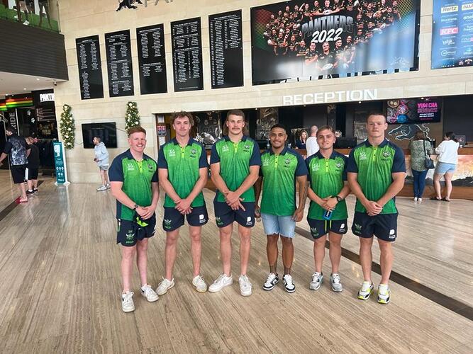 Five Raiders players attend NRL Rookie Camp