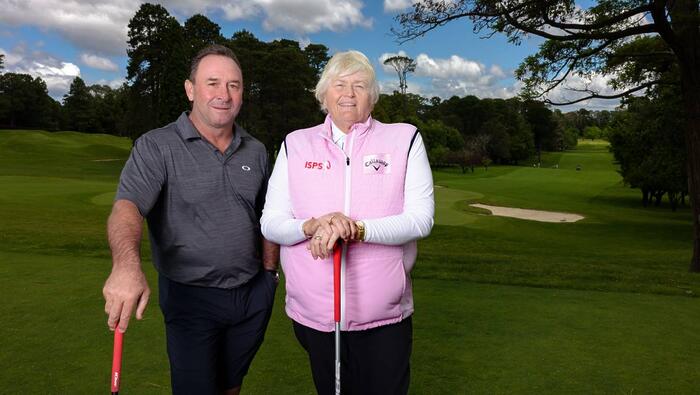 Golfing great in town to help Ricky's golf day