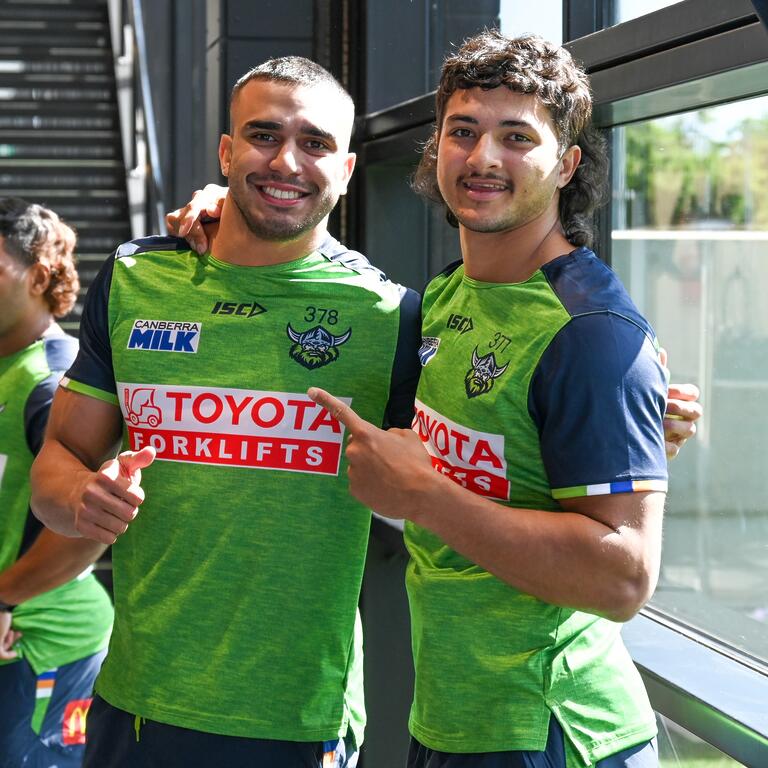 Some familiar faces returned to pre-season training today! Gallery :  #WeAreRaiders...