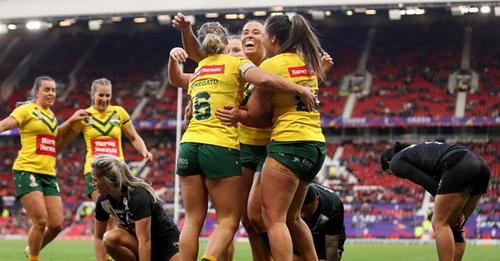 The Jillaroos have secured their third consecutive Women's World Cup title in style with a...