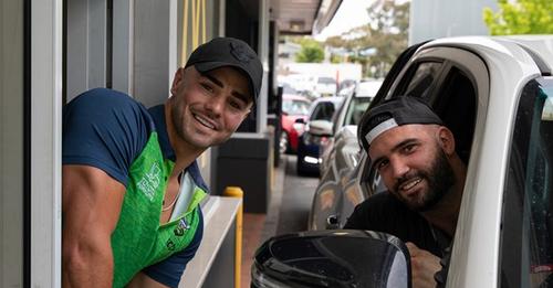 The Raiders NRL pre-season squad was out and about in Canberra last Saturday for McHappy Day, with...