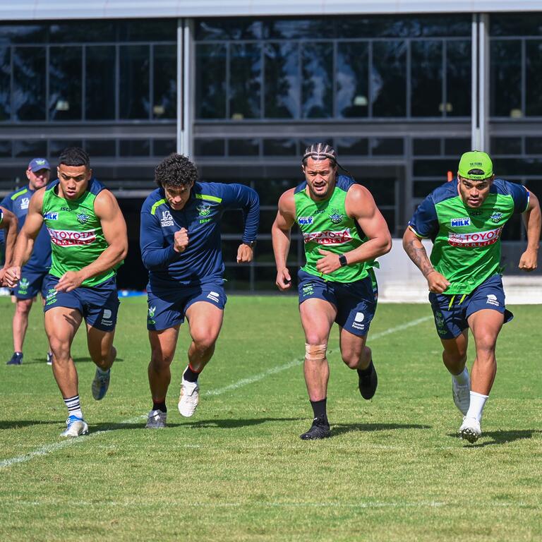 Working hard in week three  Gallery:  #WeAreRaiders...