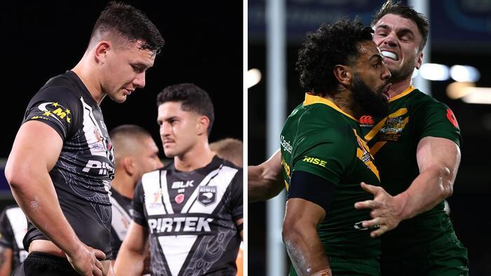 ‘Extraordinary contest’: Kangaroos seal comeback win over Kiwis in World Cup ‘classic’