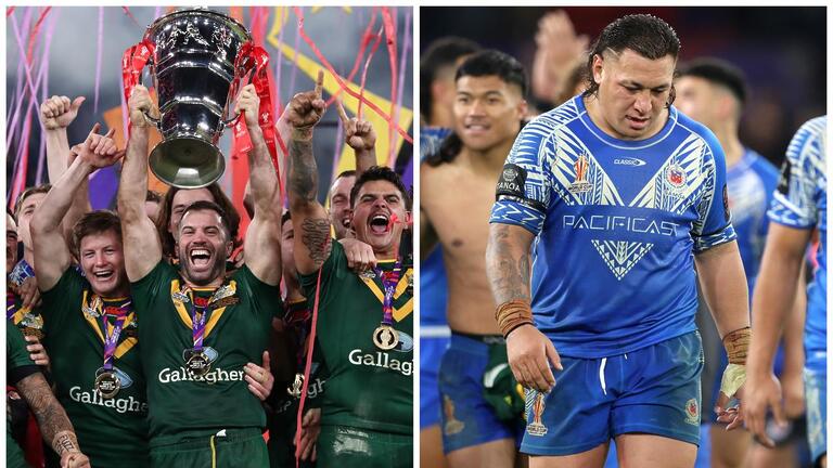 ‘Unstoppable’ Kangaroos clinch 12th World Cup title with ‘powerful’ win over Samoa