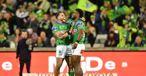 Semi Valemei's hit on AJ Brimson comes in at number two in NRL.com's most-watched tackles of...