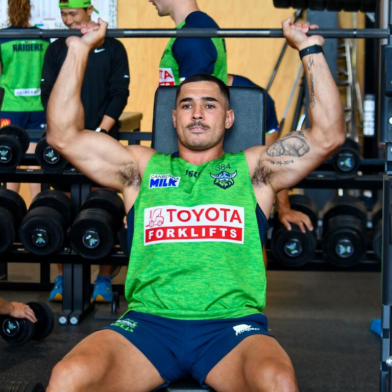Up in the gym just working on our fitness  Gallery:  #WeAreRaiders...