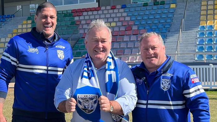 Terry Lamb (far right) says the Bulldogs can return to the finals under Cameron Ciraldo.