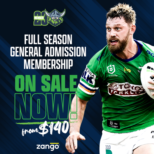 Catch all the action at GIO Stadium Canberra this season with a Full Season General Admission...