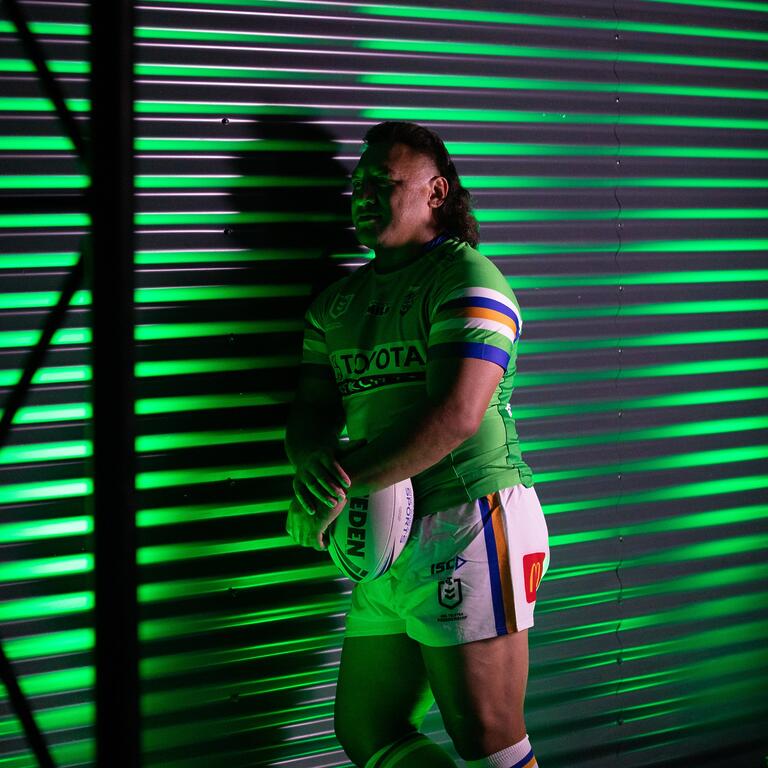 BTS of our NRL on Nine shoot!    #WeAreRaiders...