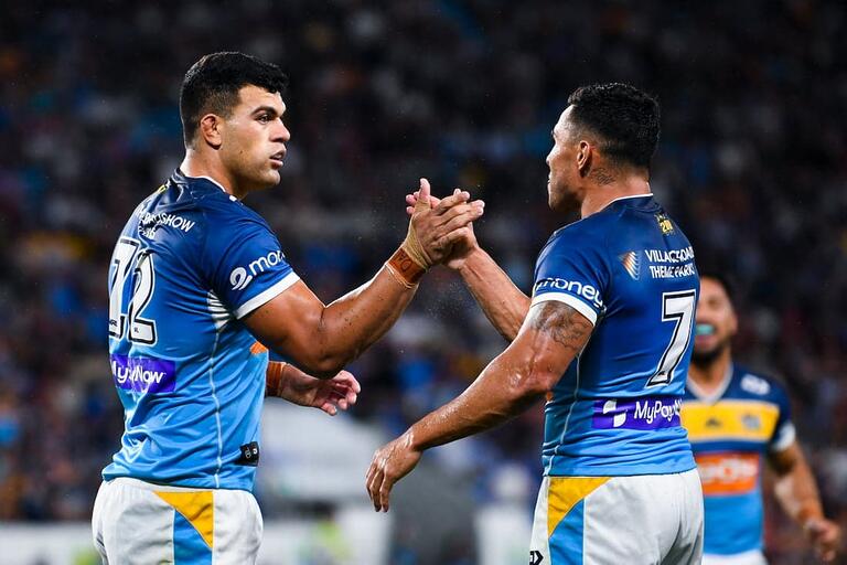 Ex-teammate Jamal Fogarty encourages David Fifita Canberra move