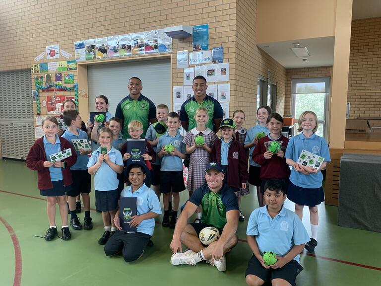 It was great to visit schools across Canberra and Queanbeyan this morning as part of the annual NRL...