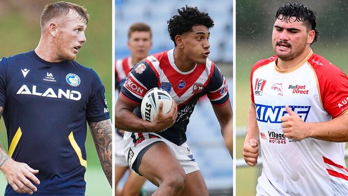 NRL 2023: pre-season challenge, trials, players to watch, Valynce Te Whare, Dolphins, Siua Wong, Roosters, Isaiya Katoa, Karl Oloapu, Bulldogs