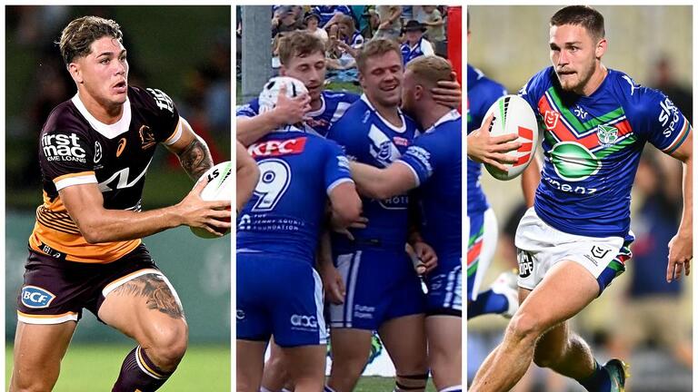 NRL trials 2023: Reece Walsh, Broncos debut, Reed Mahoney Bulldogs, Cameron Ciraldo, Luke Metcalf, Warriors, pre-season challenge, highlights