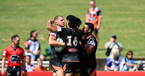 Wests Tigers complete pre-season with big win over Raiders