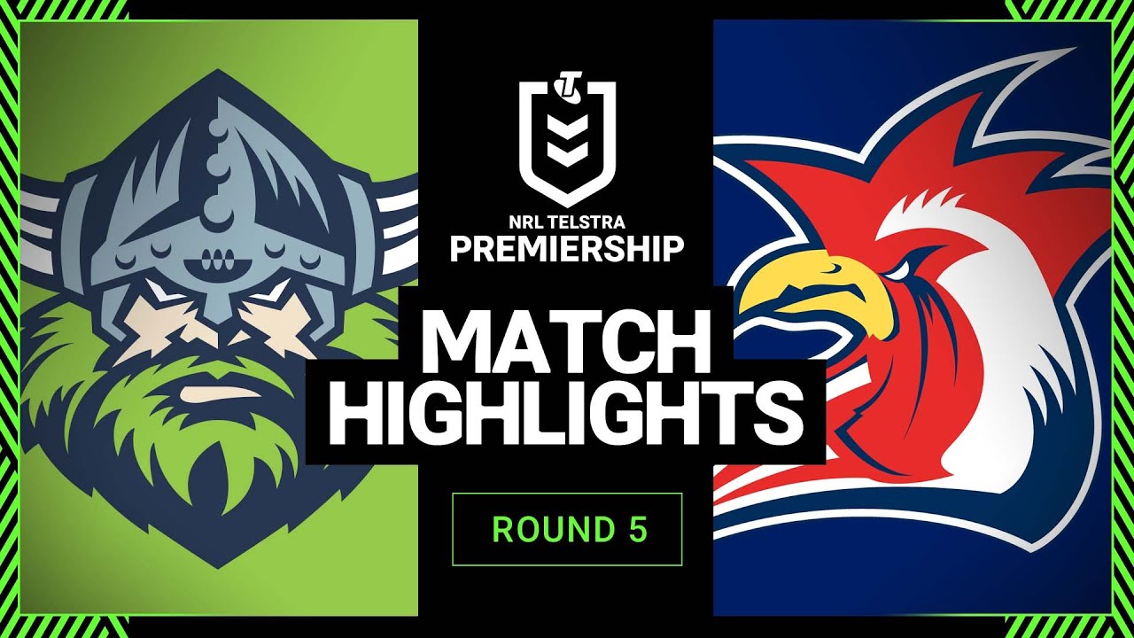 Canberra Raiders v Sydney Roosters | Match Highlights | Round 5, 2013 | NRL