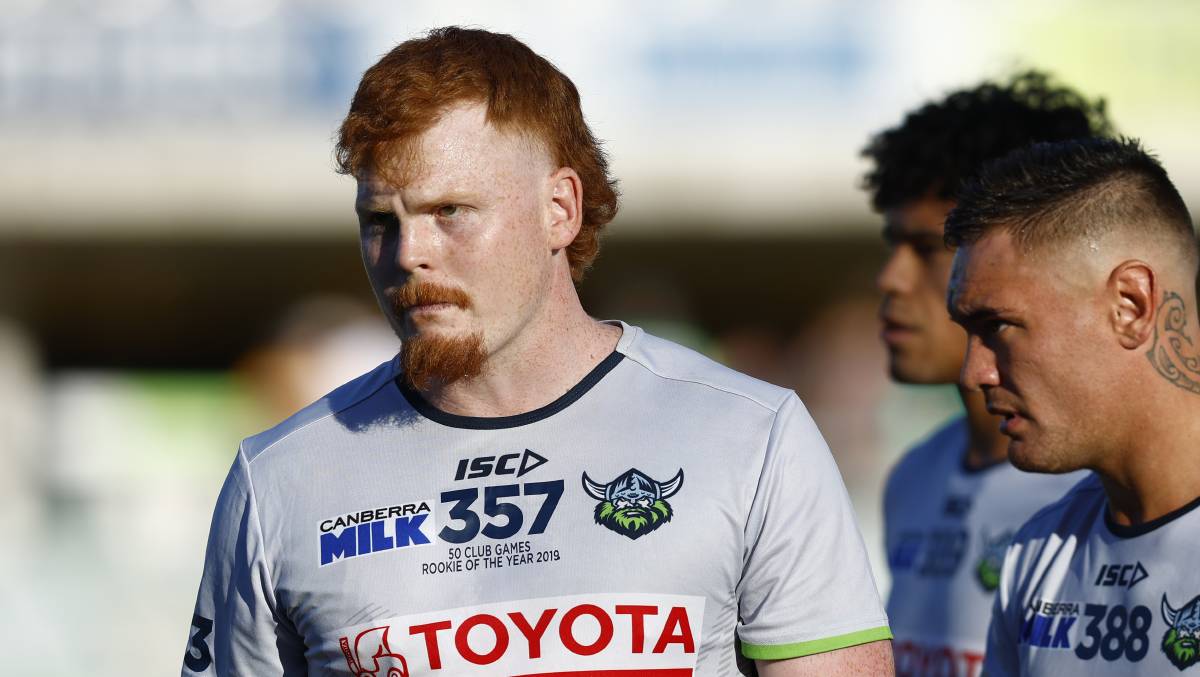 Raiders lock Corey Horsburgh has his sights set on Origin. Picture Keegan Carroll