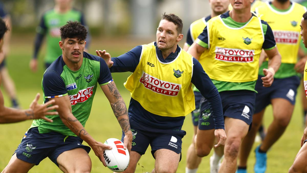 Not letting his mates down is driving Raiders co-captain Jarrod Croker in his NRL return. Picture by Keegan Carroll