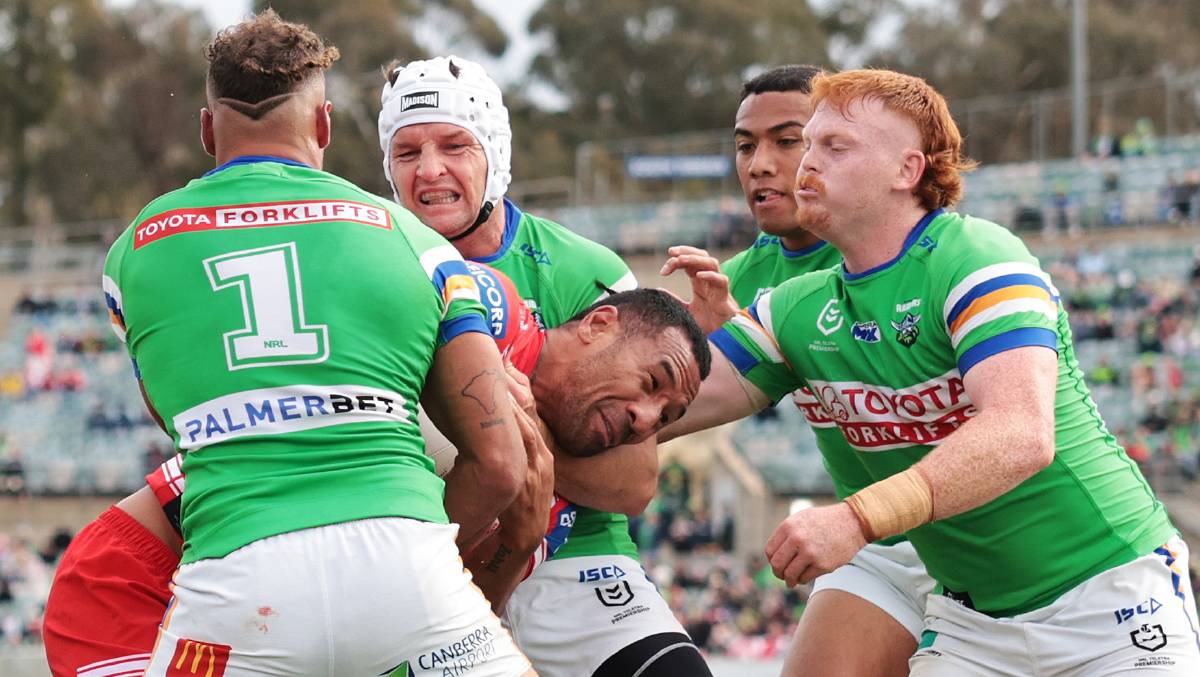 The Raiders leadership group still wants co-captain Jarrod Croker in the starting 13. Picture Getty Images