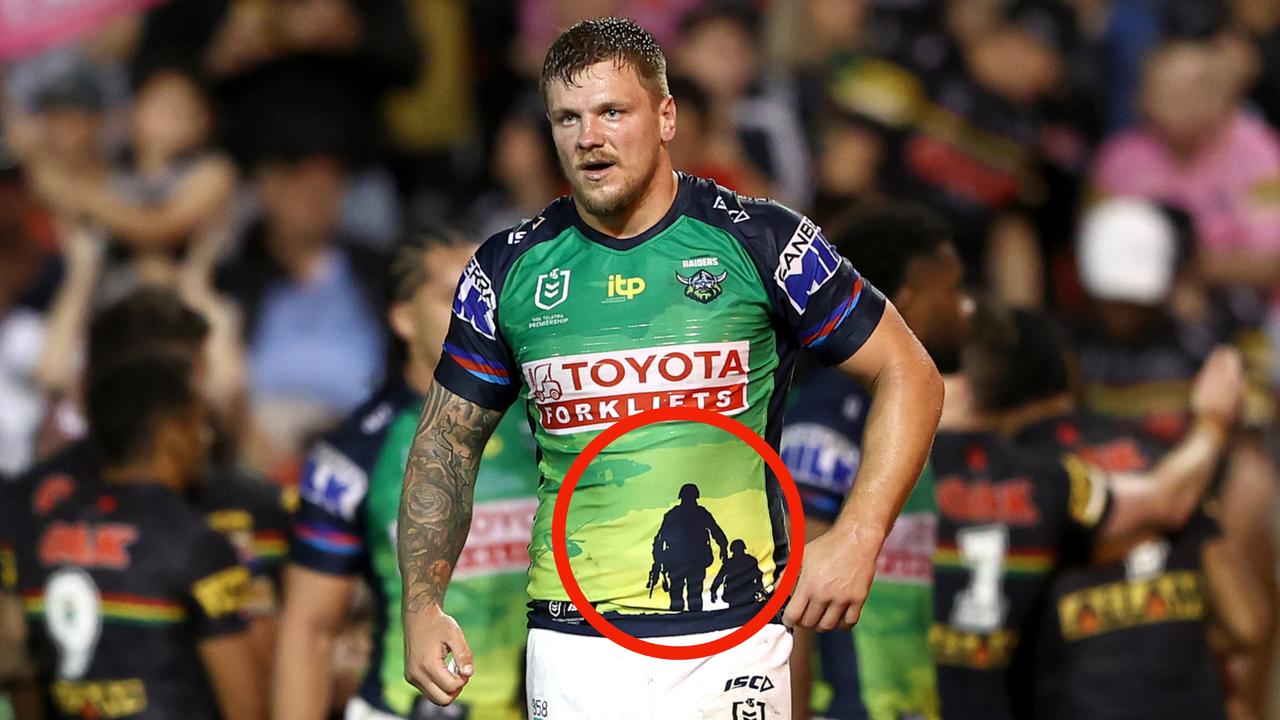 ANZAC jersey storm erupts again as Raiders accused of stock image of US soldier