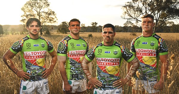 Culture and Country - Raiders launch 2023 Indigenous Jersey