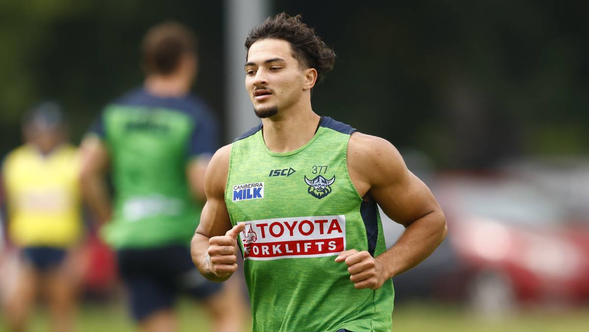 Raiders fullback Xavier Savage will share the NSW Cup fullback duties in his return from a broken jaw. Picture by Keegan Carroll