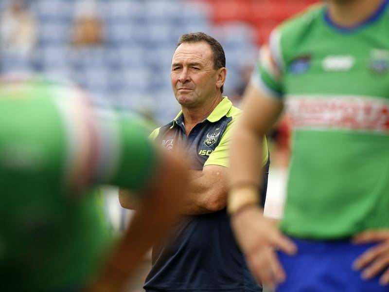 Canberra coach Ricky Stuart is seeking consistency from his up-and-down Raiders. (Darren Pateman/AAP PHOTOS)