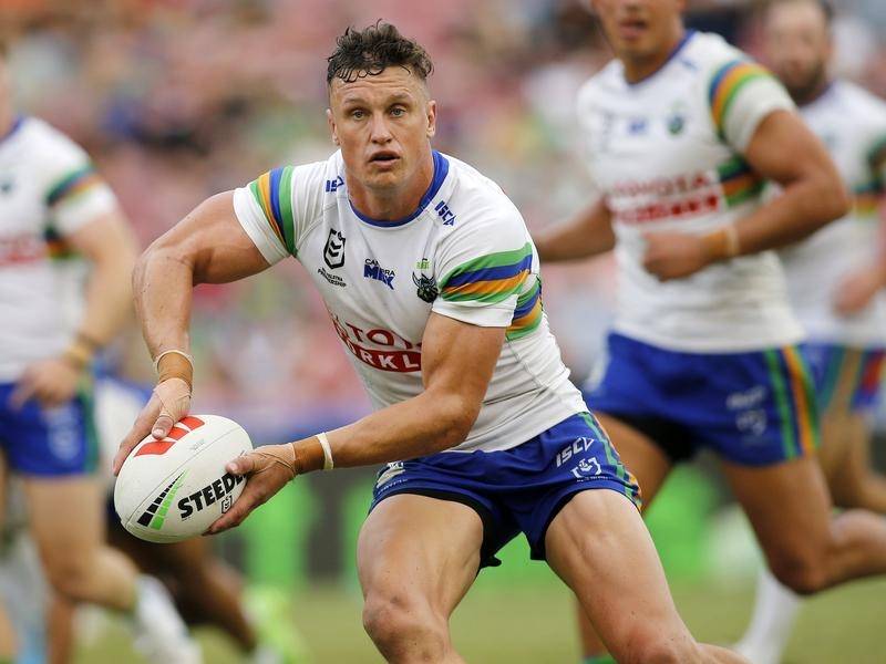 Canberra are desperate to keep playmaker Jack Wighton in the face of interest from the Dolphins. (Darren Pateman/AAP PHOTOS)