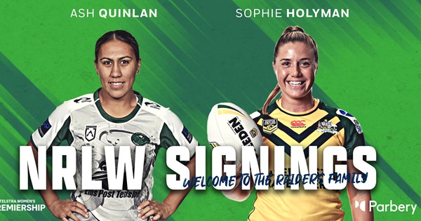 Sophie Holyman and Ash Quinlan sign for 2023 NRLW