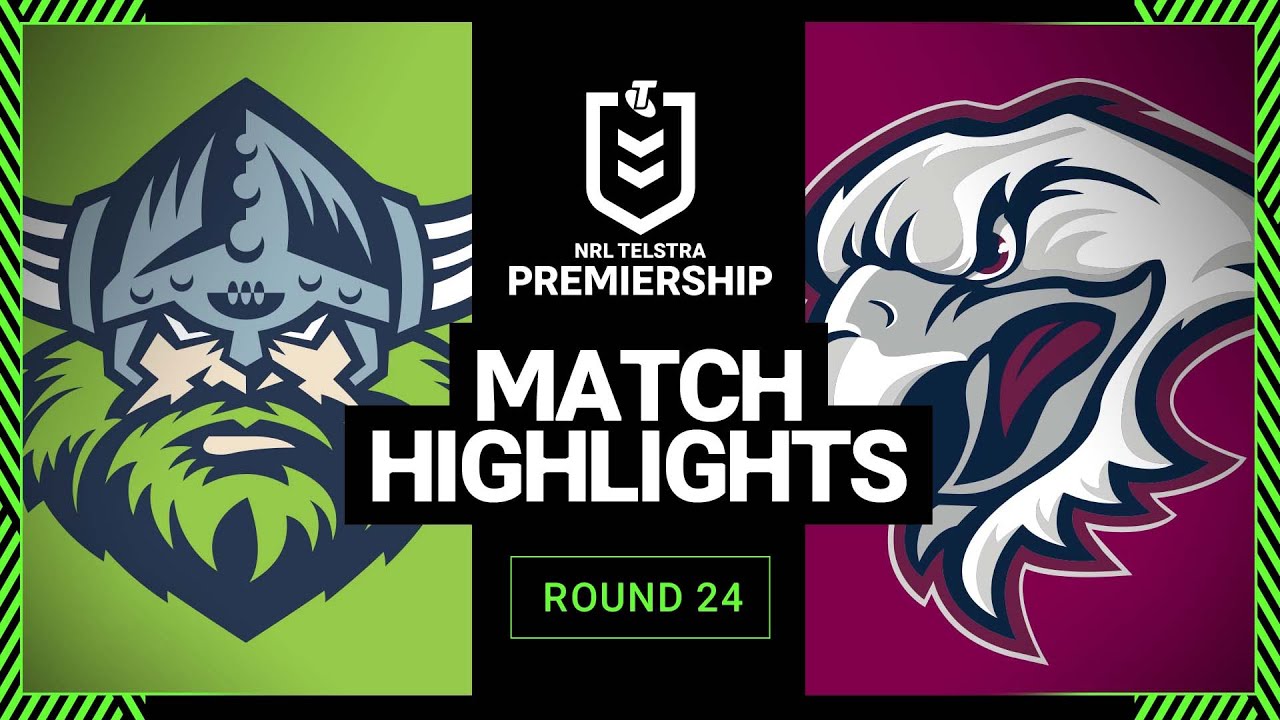 Canberra Raiders v Manly-Warringah Sea Eagles | Match Highlights | Round 24, 2013 | NRL
