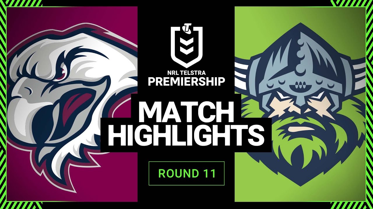 Video: Manly-Warringah Sea Eagles v Canberra Raiders | Match Highlights | Round 11, 2013 | NRL