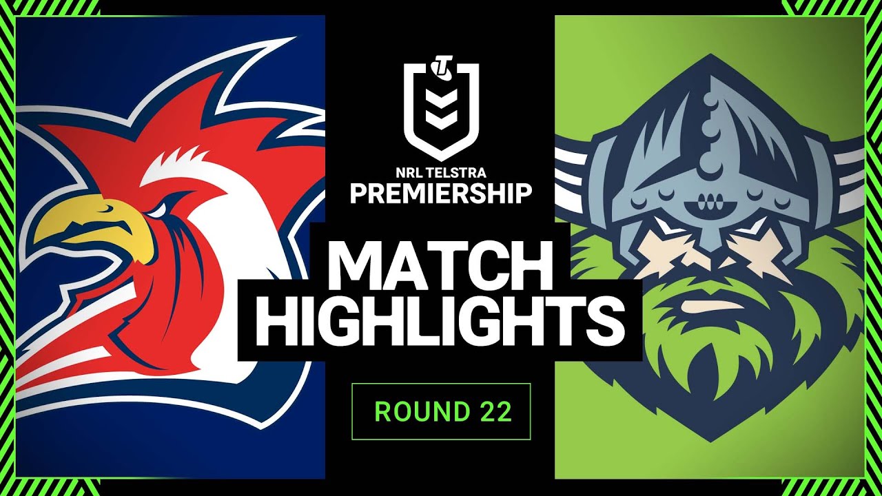 Sydney Roosters v Canberra Raiders | Match Highlights | Round 22, 2013 | NRL