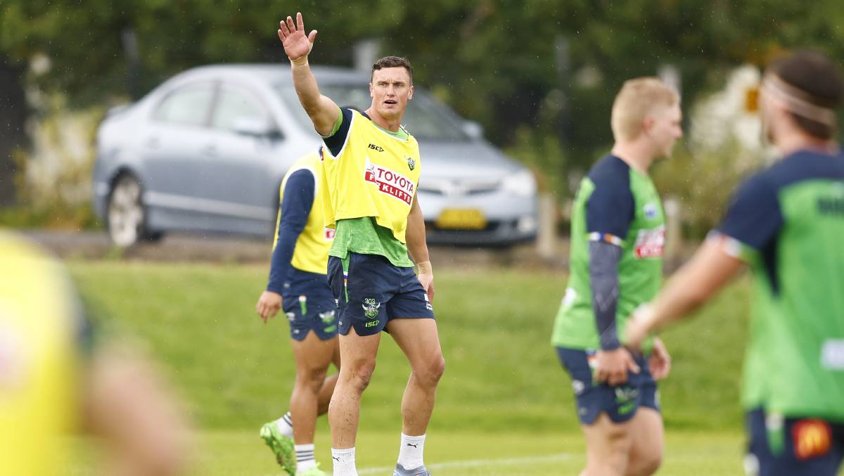 Raiders star Jack Wighton has ruled himself out of this year's Origin series. Picture by Keegan Carroll