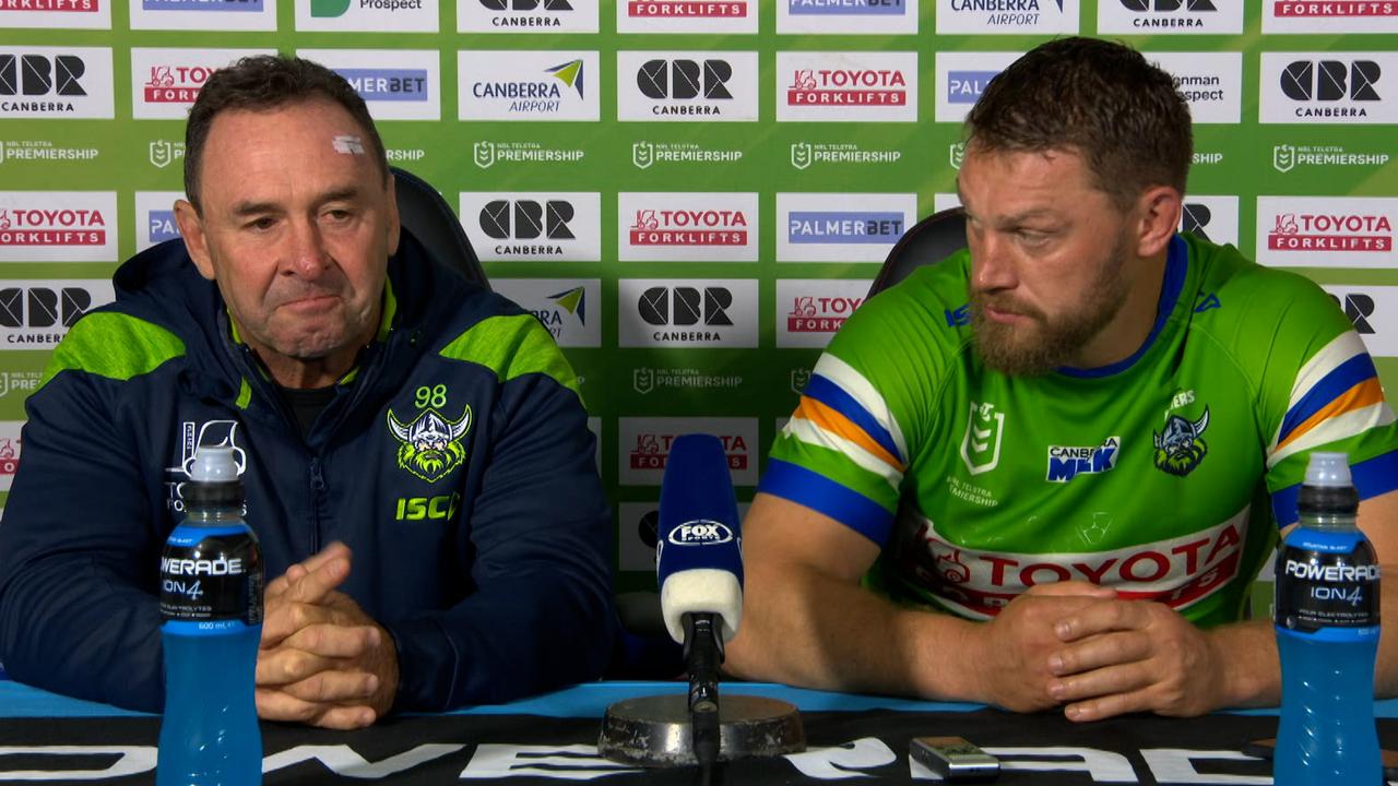 ‘We all love him’: Ricky’s raw emotion as post-match press conference cut short