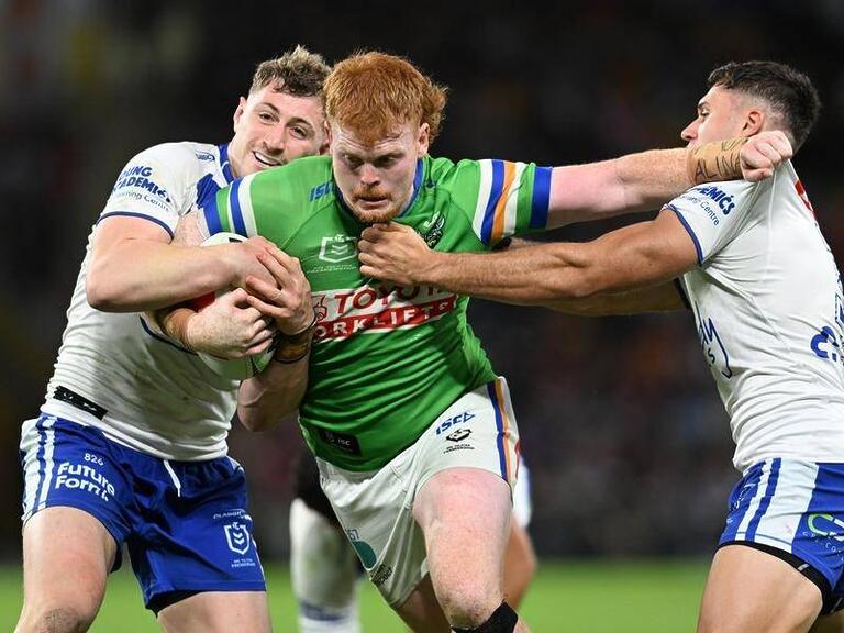 Combative Corey Horsburgh is made for Origin football, says Canberra teammate Josh Papali'i. (Darren England/AAP PHOTOS)