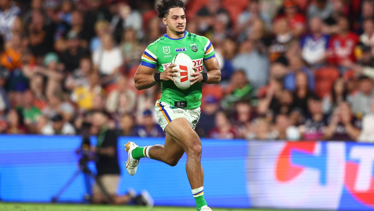 Xavier Savage was robbed of one try due to a refereeing error. Picture Getty Images