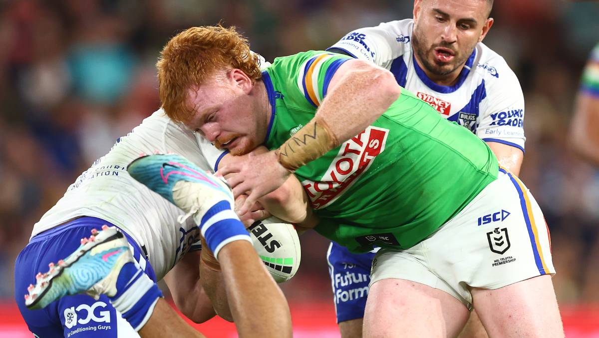 Raiders lock Corey Horsburgh has dreamt of playing Origin at Lang Park since he was a kid. Picture Getty Images