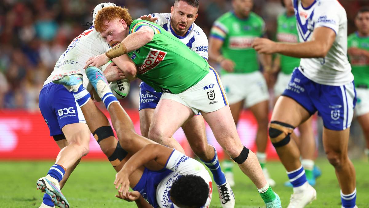 Raiders coach Ricky Stuart says Corey Horsburgh is ready for State of Origin. Picture Getty Images