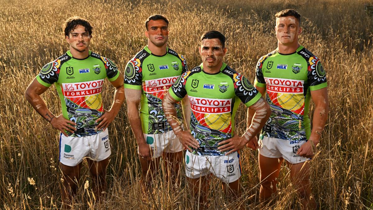 The Raiders' Indigenous jersey is expected to sellout this weekend. Picture NRL Images