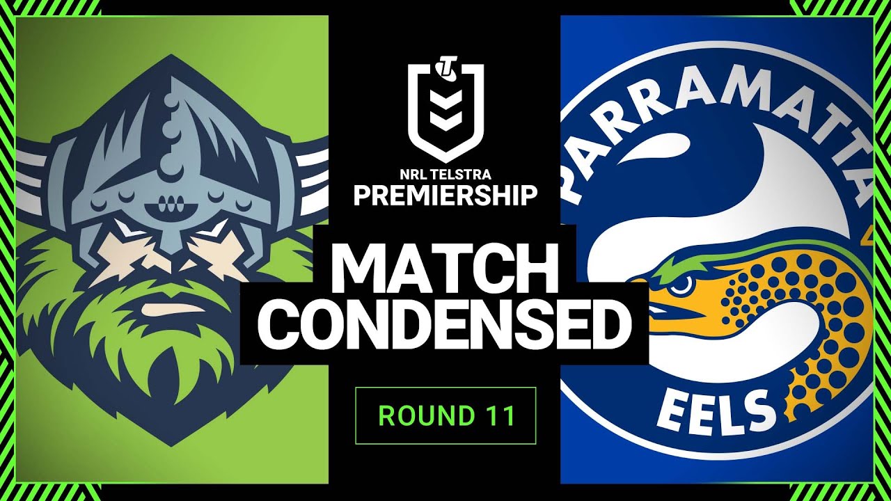 VIDEO | NRL 2023 | Canberra Raiders v Parramatta Eels | Condensed Match, Round 11