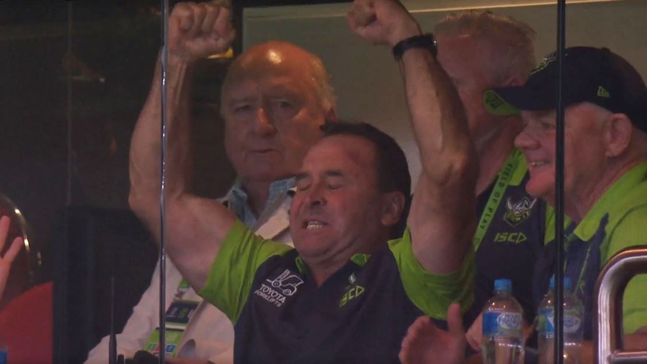 Ricky Stuart explains reason for Alan Jones appearance in Raiders coaches box