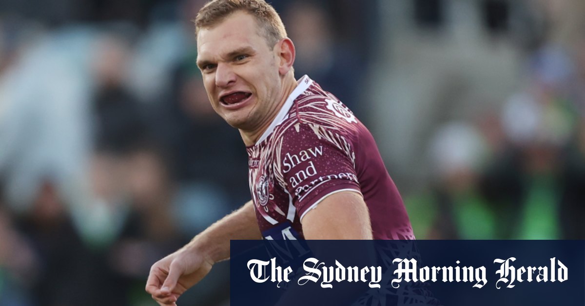 Turbo on song with hat-trick as Manly give Raiders the blues